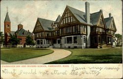 Fairhaven Inn And Rogers School Postcard