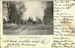 Public Library Easthampton, MA Postcard Postcard