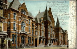 Music Hall Cincinnati, OH Postcard Postcard