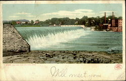 Holyoke Dam Massachusetts Postcard Postcard