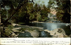 Below The Bearbolt Bridge Near Asheville Postcard