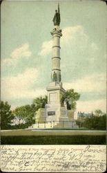 Army & Navy Monument, Boston Common Postcard