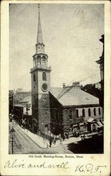 Old South Meeting-House Boston, MA Postcard Postcard