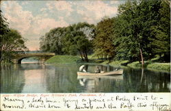 Willow Bridge, Roger William'S Park Providence, RI Postcard Postcard