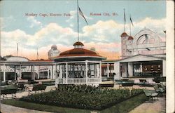 Monkey Cage, Electric Park Postcard