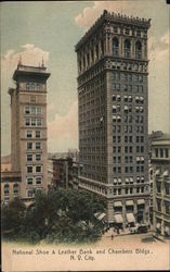 National Shoe & Leather Bank and Chambers Buildings New York, NY Postcard Postcard Postcard