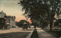 National Avenue, South from 2nd Street Fort Scott, KS Postcard Postcard Postcard