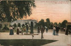 Lindell Boulevard Entrance to Forest Park St. Louis, MO Postcard Postcard Postcard