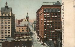 From Commercial Building, looking West Postcard