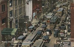 Walnut Street Looking North from Tenth Postcard