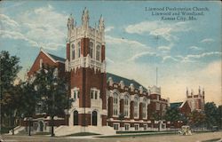 Linwood Presbyterian Church, Linwood and Woodland Kansas City, MO Postcard Postcard Postcard