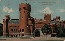 The Gymnasium and Armory Columbus, OH Postcard Postcard Postcard