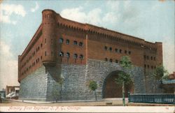 Armory First Regiment I.N.G. Postcard