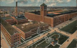 Aerial View of Sears Roebuck & Company Plant Postcard