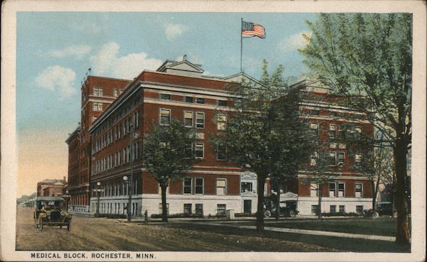 Medical Block Rochester, MN Postcard