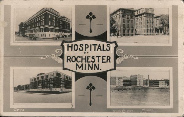 Hospitals Of Rochester Minn Minnesota Postcard   Card00834 Fr 