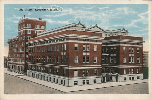 The Clinic Rochester MN Postcard   Card00842 Fr 