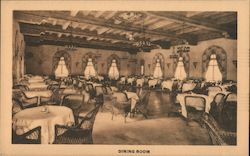 Dining Room - Ben Riley's Arrowhead Inn Postcard