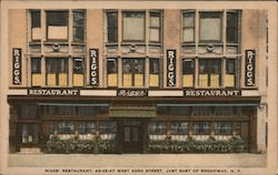 Riggs' Restaurant, 43-45-47 West 33rd Street, Just East of Broadway Postcard