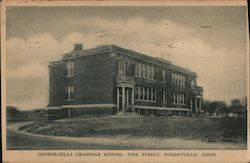 Greene-Hills Grammar School, Pine Street Postcard