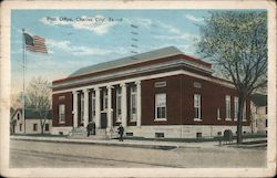 Post Office Charles City, IA Postcard Postcard Postcard