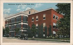 Sanitarium Hospital Battle Creek, MI Postcard Postcard Postcard