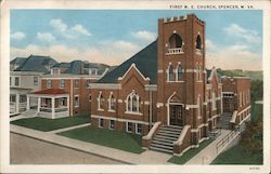 First M.E. Church Spencer, WV Postcard Postcard Postcard