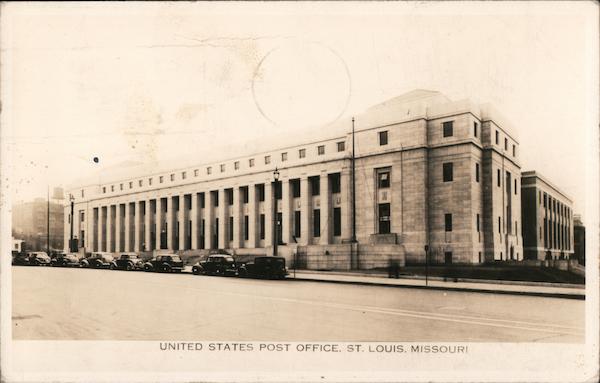 United States Post Office St. Louis, MO Postcard