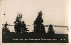 View from Lake Champlain Camp Postcard