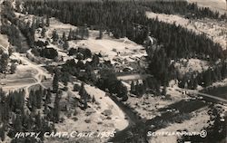 Aerial View of Happy Camp 1935 California Postcard Postcard Postcard