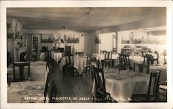 Dining Room, Peckett's on Sugar Hill New Hampshire Postcard Postcard Postcard