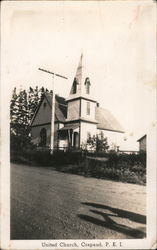 United Church, Crapaud, Prince Edward Island Canada Misc. Canada Postcard Postcard Postcard