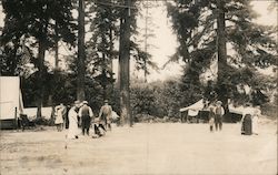 Summer Assembly 1914 Croquet Benton, WA Postcard Postcard Postcard