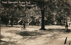 Camp Grounds Palmer Park, Lake Pleasant Michigan Postcard Postcard Postcard