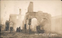 First National Bank After the Fire February 1, 1911 Windom, MN Disasters Postcard Postcard Postcard