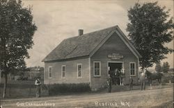 Geo Crangle Horseshoeing Shop Blacksmith Postcard