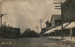 Main Street Lacona, NY Postcard Postcard Postcard