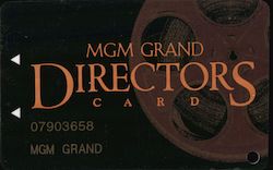 MGM Grand - MGM Grand Directors Card Advertising Keycard Keycard Keycard