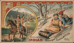 Dr. Kilmer's Indian - Cough Cure Consumption Oil Trade Cards Trade Card Trade Card Trade Card