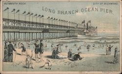 Long Branch Ocean Pier Trade Cards Trade Card Trade Card Trade Card