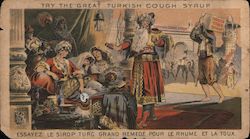 Try the Great Turkish Cough Syrup Advertising Trade Card Trade Card Trade Card