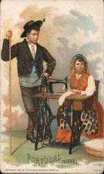 The Singer Manufacturing Co. - Portugal Advertising Trade Card Trade Card Trade Card