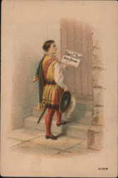 Edwin C Burt Fine Shoes Advertising Trade Card Trade Card Trade Card