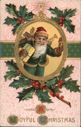 A Joyful Christmas Santa Claus Postcard Postcard Postcard