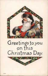 Greetings To You On This Christmas Day Postcard