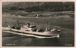 Johnson Line Boats, Ships Postcard Postcard Postcard