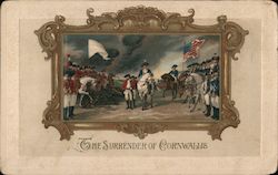 The Surrender of Cornwallis Military Postcard Postcard Postcard