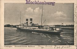 Vlissingen Binnenkomende Mailboot Postcard