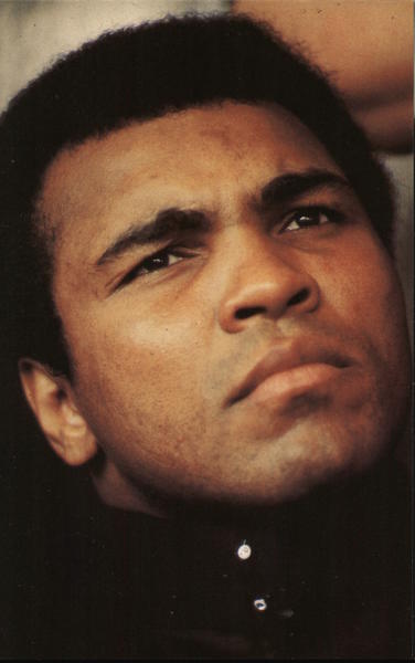 Muhammed Ali Boxing Postcard