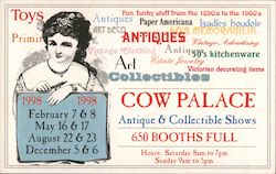 Cow Palace Antique & Collectible Shows 1998 Postcard